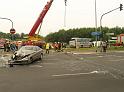Schwerer Unfall mit Reisebus Lohmar Donrather Dreieck P562